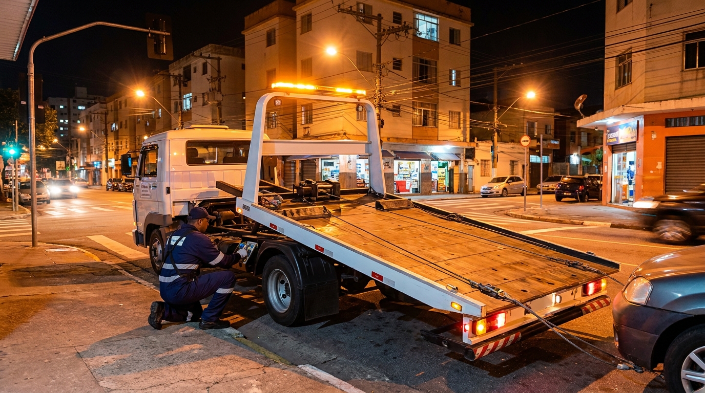 Guincho 24h profissional nas Chácaras Bouganville, Uberaba‑MG