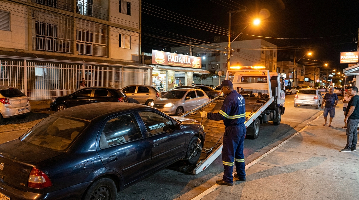 Guincho 24h nas Chácaras Bouganville, Uberaba‑MG