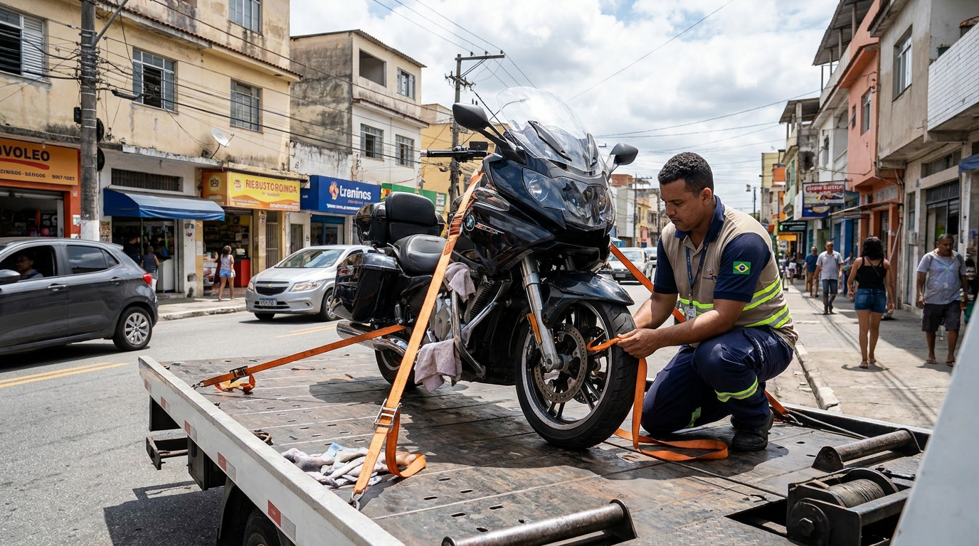 Remoção de Moto em Pane em Uberaba‑MG